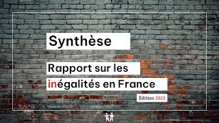 Synthèse du Rapport sur les inégalités en France édition 2023 [upl. by Annaed]