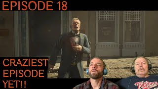 Hosea Lenny Guarma Lakay Pinkertons CHAOS  Red Dead Redemption 2  Part 18 [upl. by Yetnom]