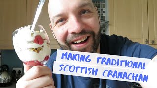 Making traditional Scottish Cranachan  Scottish food [upl. by Nerb]