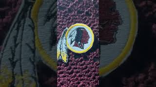 DIY WASHINGTON REDSKINS PATCH  redskins nfl shorts [upl. by Loydie]