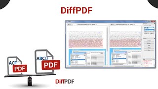 DiffPDF review  how to use DiffPdf compare two PDF files [upl. by Lasorella]