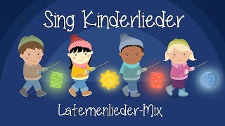 LaternenliederMix  MartinsliederMix  Kinderlieder zum Mitsingen  Sing Kinderlieder [upl. by Soloma]