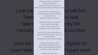 Everything I do  Bryan Adams Song lyrics music english song lyrics love [upl. by Nanahs]