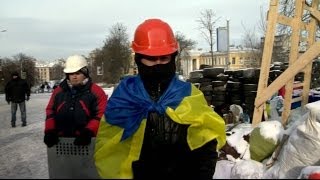 Inside Ukraines Protest Town  BBC News [upl. by Adlesirc889]