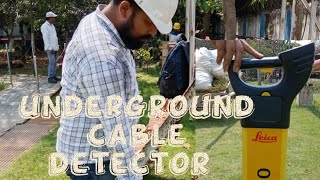 Underground Cable Locator  Leica DD100 Series Cable locator  Underground cable faultdetect [upl. by Mazlack305]