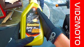 Secrets of Havoline Supermatic 4T 10W40 MB Engine Oil on Honda Click 150i  Review [upl. by Aniala]