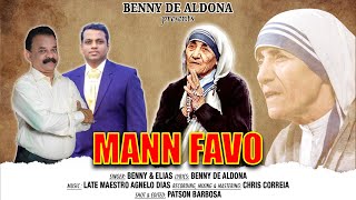 MANN FAVO  Konkani Song By Benny De Aldona amp Elias [upl. by Damian10]