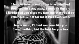 Someone Like You Adele Lyrics [upl. by Pry]