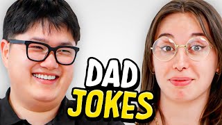 Dad Jokes  Dont laugh Challenge  Alan vs Abby  Raise Your Spirits [upl. by Retrac]