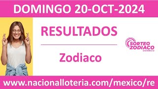 Resultado del sorteo Zodiaco del domingo 20 de octubre de 2024 [upl. by Amedeo167]