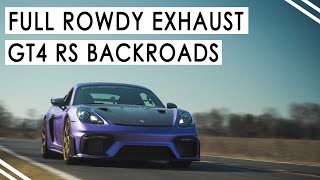 Porsche GT4 RS  Long Tube Headers Sport Cats and Valvetronic XPipe Exhaust  Sound Comparison [upl. by Anitnegra]