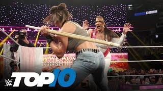 Top 10 Friday Night SmackDown moments WWE Top 10 Aug 16 2024 [upl. by Helbonna]