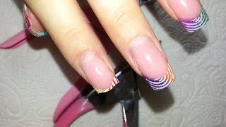 How To Remove Acrylic And Preparing For A New Nail Desgin [upl. by Ecreip]