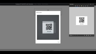 Employee ID Card Generator with QR Code in Django DEMO [upl. by Hansiain]