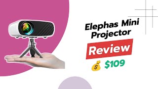 Elephas Mini Projector Review 📽️✨ [upl. by Nettie997]