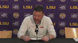 Ole Miss Head Coach Chris Beard and Brandon Murray LOSS to LSU postgame [upl. by Narok64]