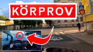 UPPKÖRNING BIL  GODKÄNT KÖRPROV Häng med i bilen på körning prov uppkörning körkort körprov [upl. by Alet]