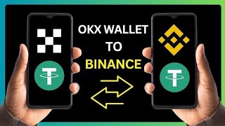 How to Transfer USDT from OKX Wallet to Binance with Low Fees 💸  StepbyStep Guide [upl. by Arodnap310]