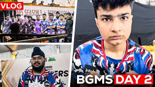 DAY 2 OF BGMS S3 LAN EVENT 2024 🏆  SPOWER amp SENSEI  VLOG 1  ARYZUN [upl. by Jenine]