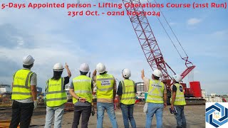 5Days Appointed Person  Lifting Operations Course 21st Run [upl. by Brelje]