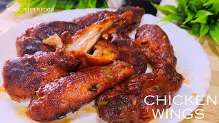 The Best BBQ Chicken wings Ive ever eaten  easy chicken wings recipe [upl. by Inar894]