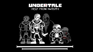 Undertale Help From the Void All Phases amp Endings [upl. by Verdha]