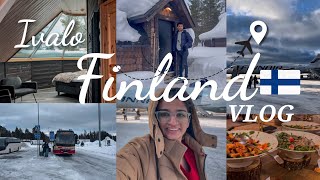 Our family trip to Ivalo Finland vlog  Staying in igloo  Experiencing snow [upl. by Melessa777]