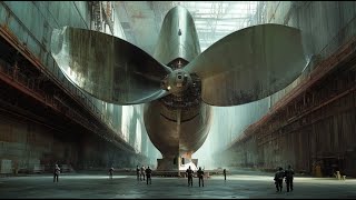 How Giant Propeller Is Made Install Propellers For Giant Ship [upl. by Vergne]