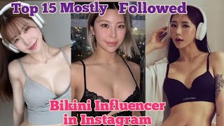 Top 15 Mostly Followed Korean Bikini Influencer in Instagram  Korean Bikini Influencer [upl. by Colette]