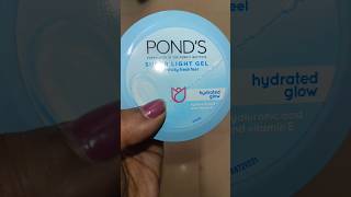 Ponds super light gel review🩵 hyaluronic acid vitamin Epondsmoisturizerreviewshorts [upl. by Hillell425]