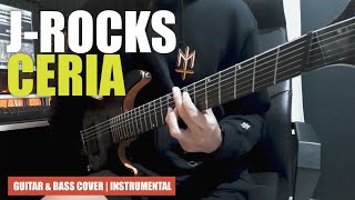 CERIA J  Rocks  Guitar amp Bass  Lead Melody Cover  Instrumental  Nostalgia [upl. by Aicilla194]