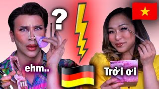 Deutsche Maus folgt VIETNAMESISCHEM Makeup Tutorial  Người Đức trang điểm theo kiểu Việt Nam [upl. by Hait]