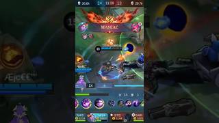 Levi Ackerman destroying enemies ez Maniac Chadeuz martis mobilelegends topglobal mlbb ml aot [upl. by Malinde]