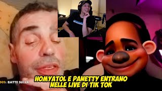 Homyatol e Panetty entrano nelle live di Tik Tok [upl. by Eedahs]