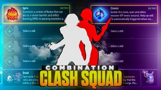 BEST  CLASH SQAUD  COMBINATION FOR RANK PUSHER  RANDOM PLAYER USE THIS COMBINATION [upl. by Rockie]