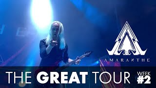 AMARANTHE  THE GREAT TOUR  Week 2 Recap [upl. by Ahsilrak]