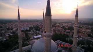 Selimiye Mosque Edirne Turkey aerial views [upl. by Martina145]