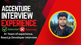 45 years experienced Frontend developer interview in Accenture react [upl. by Polito]