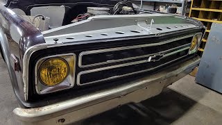 1968 C10 Switch Hood Hinge Install Part 10 [upl. by Gerik]