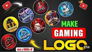 Gaming Logo Kaise Banaye  gaming logokaise banaen How manojdey totalgaming gaminglogogaming [upl. by Nahgrom]