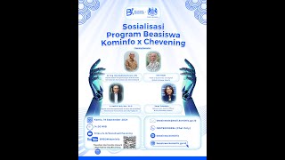 Sosialisasi Bersama Beasiswa Chevening X Kominfo [upl. by Ahso]