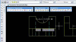 ZWCAD 2011 New Feature Parametric Drawing [upl. by Daven]