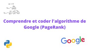 COMPRENDRE ET CODER PAGE RANK LALGORITHME DE GOOGLE [upl. by Rex308]