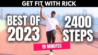 BEST of 2023 Walking Workout  2400 steps  Walk at home [upl. by Adalbert]