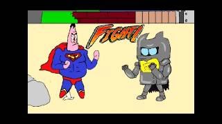 Bob Esponja BATMAN VS SUPERMAN [upl. by Esil10]