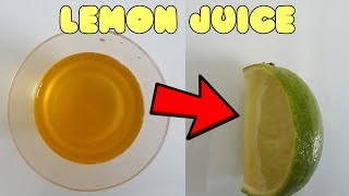 How To Pregnancy Test At Home With Lemon Juice 🍈🍈 [upl. by Ativet545]