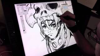 Wacom Cintiq 21UX and Demonstration [upl. by Emarie120]