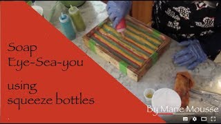 Making a soap using squeeze bottles [upl. by Enyamert931]