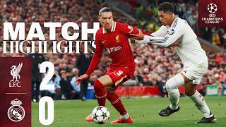 Highlights Mac Allister amp Gakpo Goals In Champions League Liverpool 20 Real Madrid [upl. by Rhodes]