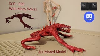 SCP939 3D Printed in VR with Reading [upl. by Amalbena]